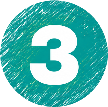 circle 3 teal